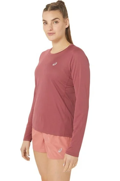 Tričko s dlouhým rukávem Asics Core LS Top W - vínové