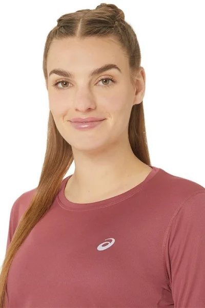 Tričko s dlouhým rukávem Asics Core LS Top W - vínové