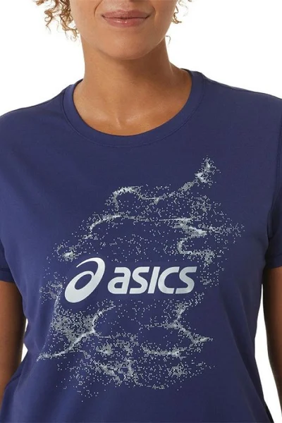 ASICS Dámské Běžecké Tričko Nagino Graphic - Tmavě Modré