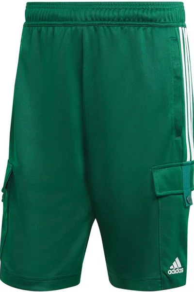 ADIDAS Pánské fotbalové recyklované šortky Tiro Cargo green