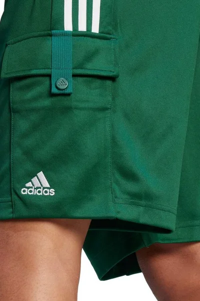 ADIDAS Pánské fotbalové recyklované šortky Tiro Cargo green