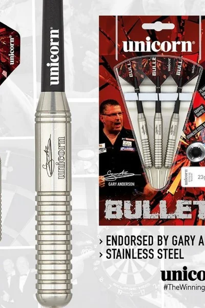 Šipky z nerezové oceli Unicorn Bullet Gary Anderson 21g:27523|23g:27524|25g:27525