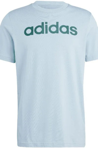 Modré pánské tričko adidas Essentials s logem