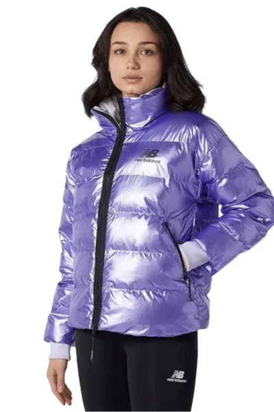 Dámská zimní bunda New Balance s límcem a kapsami