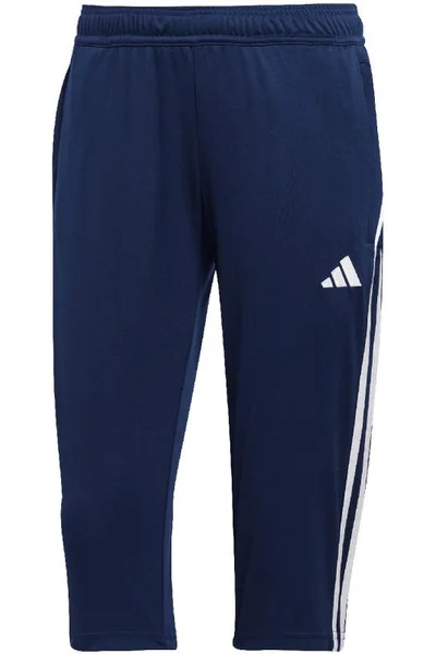 Dámské 3/4 tréninkové kalhoty adidas Tiro League W tm. modré