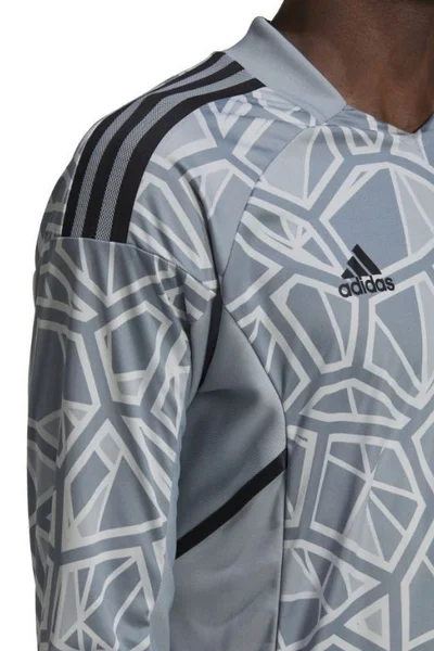 Pánský brankářský dres Adidas šedý s dlouhým rukávem