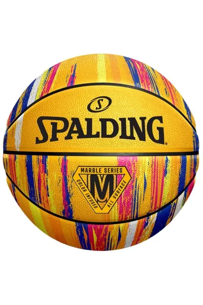 Venkovní basketbalový míč Marble od Spaldingu