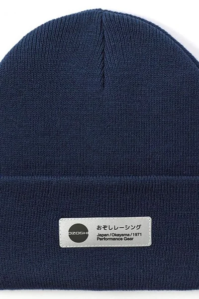 Zimní čepice Ozoshi Haichi s manžetami navy blue