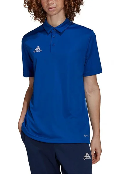 Modré pánské polotričko Adidas T-shirt Entrada 22 Polo M HG6285