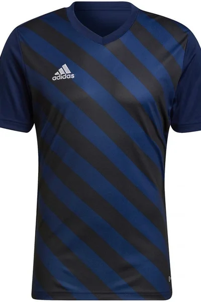 Modročerné pánské tričko Adidas Entrada 22 Graphic Jersey M HF0131