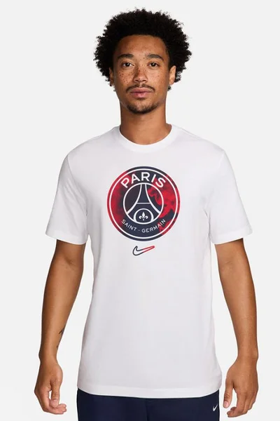 NIKE PSG Crest Tee M pánské tričko bílé s logem