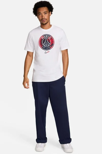 NIKE PSG Crest Tee M pánské tričko bílé s logem