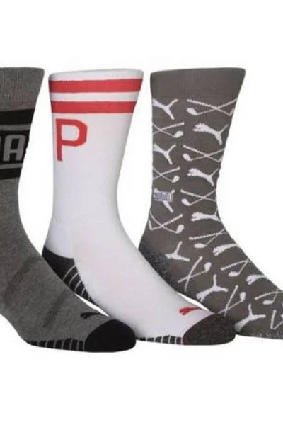 Puma Sportovní Ponožky Fusion Trio - 3 v Balení