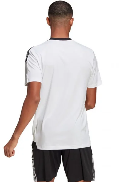 Bílé pánské funkční tričko Adidas Tiro 21 Training Jersey M GM7590