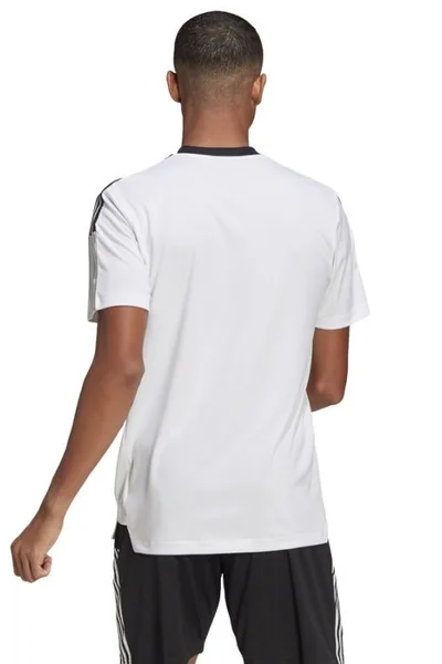 Bílé pánské funkční tričko Adidas Tiro 21 Training Jersey M GM7590