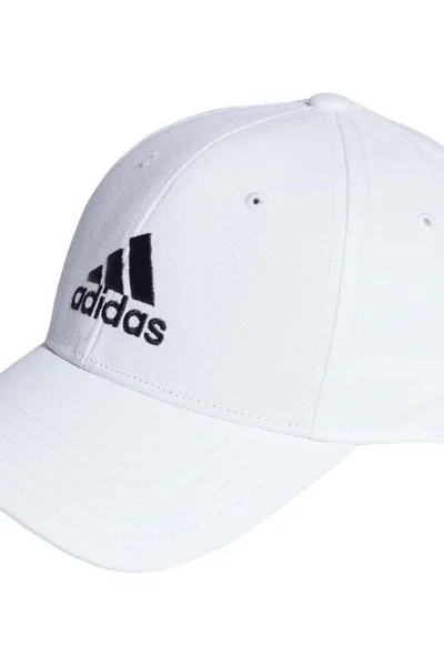 Adidas Bavlněná Baseballová Kšiltovka s Kovovou sponou Bílá