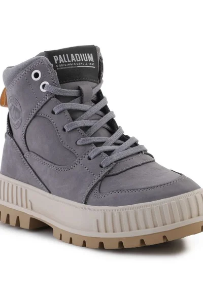 Retro tenisky Palladium Pallashock HI SNK v kůži