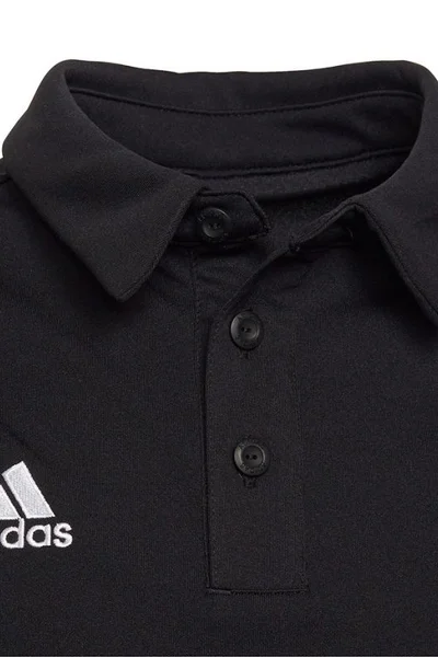 dětské černé polotričko Adidas Entrada 22 Polo Jr H57481