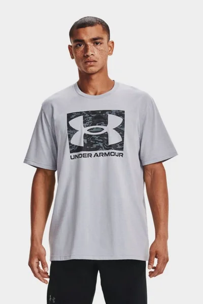 Klasické šedé pánské tričko Under Armour s krátkým rukávem