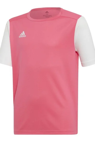Růžové dětské tričko Adidas Estro 19 Jr DP3228