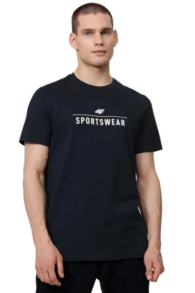 Mužské tričko 4F s nápisem - krátký rukáv