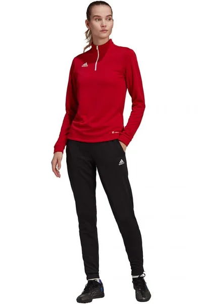 Červená dámská mikina Adidas Entrada 22 Top Training W H57551