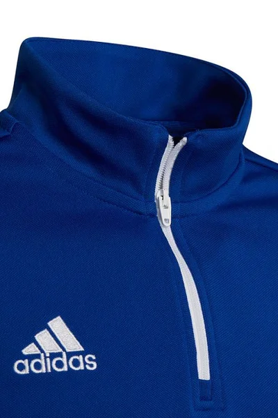 Modrá dětská mikina Adidas Entrada 22 Training Top Jr HG6290