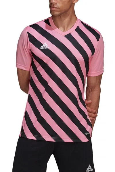 Adidas Entrada Graphic pánský fotbalový dres pink/black