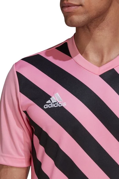 Adidas Entrada Graphic pánský fotbalový dres pink/black