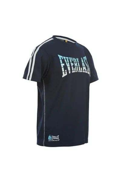 Dětské tričko Everlast Poly T Shirt Junior Navy/Cobolt - Tmavě modrá / 11-12