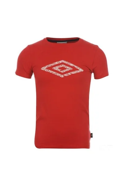Dětské červené tričko Umbro Cotton Logo T Shirt Boys Red - 11-12