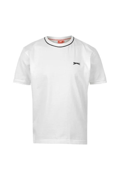 Bílé dětské tričko Slazenger Plain T Shirt Junior / 13 - Slazenger