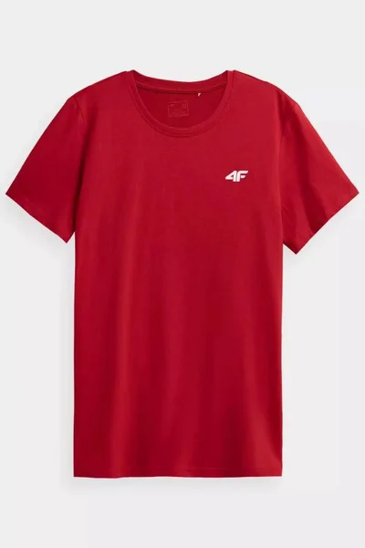 Pánské tričko 4F - Červená klasika s krátkým rukávem