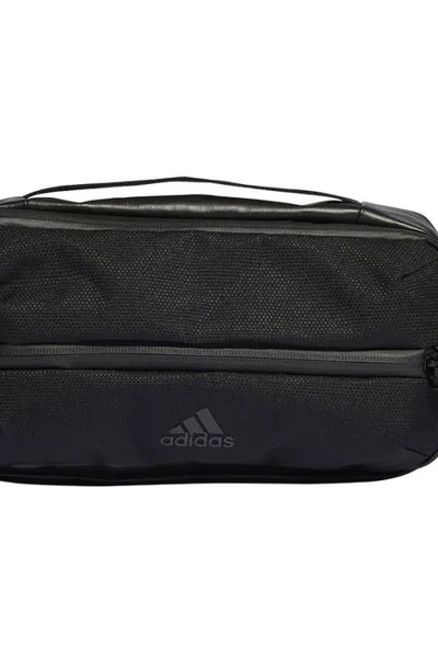 Adidas Flexi černá ledvinka na zip s nastavitelným popruhem