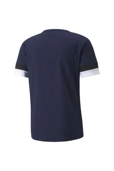 Modré pánské tričko Puma teamRISE Jersey Peacoat M 704932 06 pánské