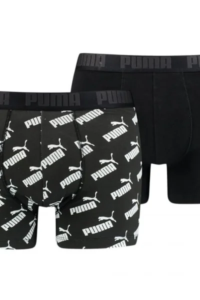 Puma Pánské Boxerky AOP 2ks Černé