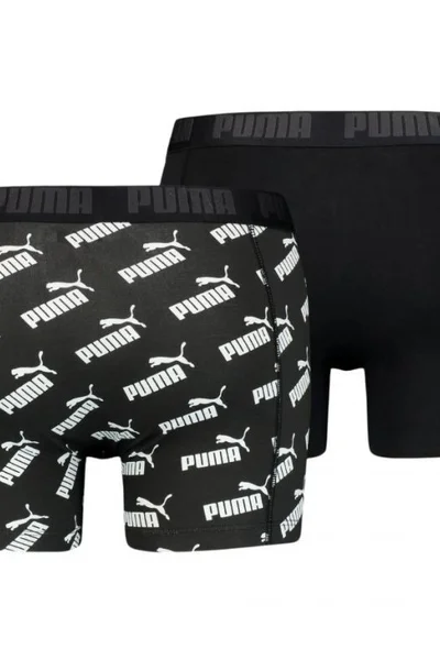 Puma Pánské Boxerky AOP 2ks Černé