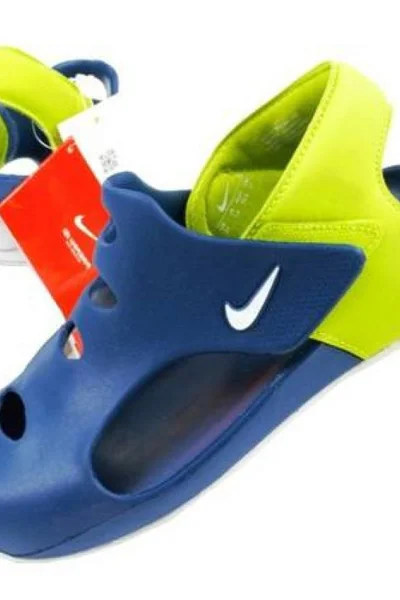 NIKE dětské letní sandály Sunray Protect modré