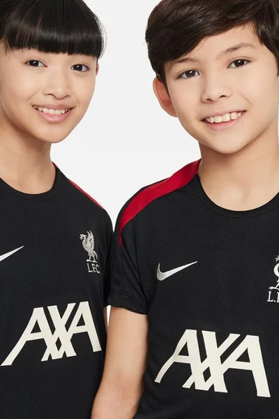 Nike Juniorské Tričko Liverpool FC Černé