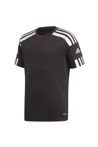 Černé fotbalové tričko Adidas Squadra 21 JSY Y Jr GN5739
