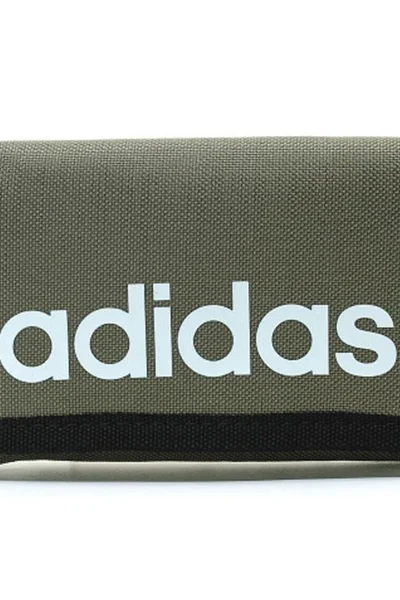 Pánská zelená peněženka Adidas Hoops se suchým zipem