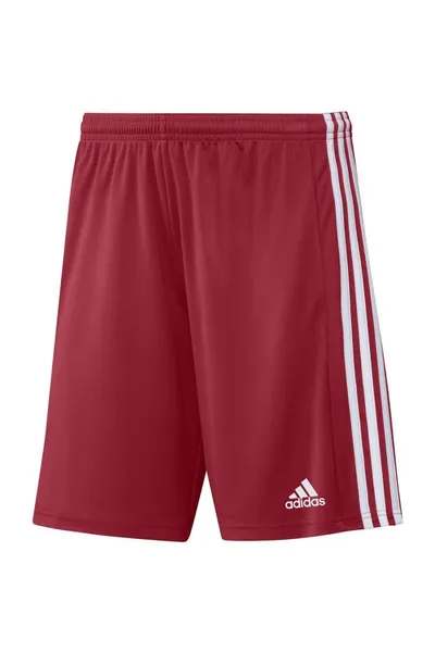 Červeno-bílé pánské šortky Adidas Squadra 21 Short M GN5771