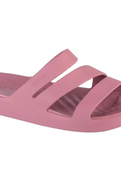 Dámské žabky Crocs staro-růžové Getaway Strappy