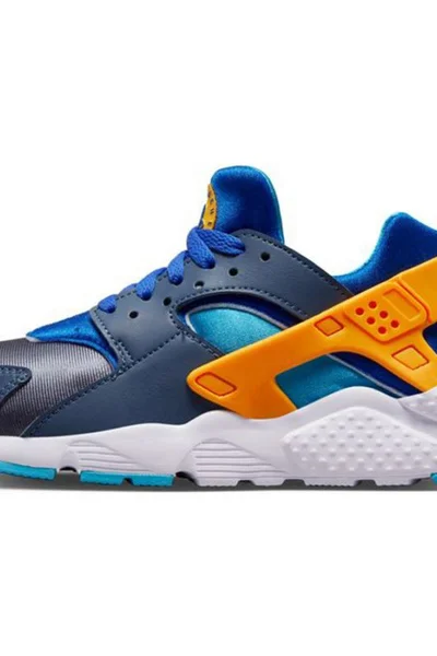 Modrooranžové juniorské boty Air Huarache Run od NIKE