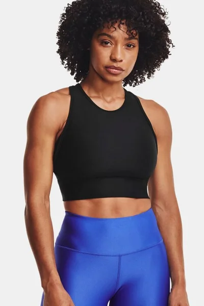 Dámské tréninkové tričko Under Armour HG Armour Crop Tank W 1360848 001