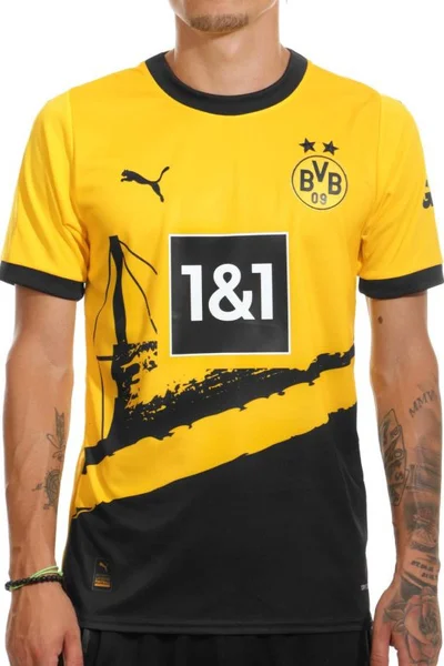 Tričko Puma Borussia Dortmund Home pro muže žluté