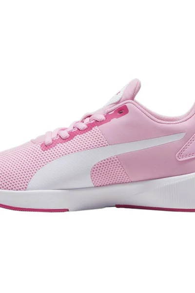 Puma Fly Jr High dětské růžové sportovní boty s antibakteriální vložkou