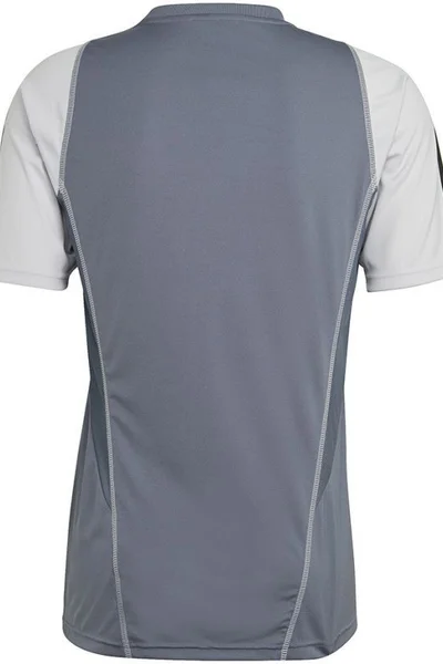 Šedobílý Fotbalový Dres Adidas M s Technologií Aeroready
