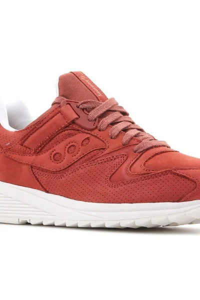 Červené pánské volnočasové boty Saucony Grid 8500 HT