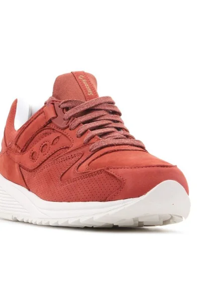 Červené pánské volnočasové boty Saucony Grid 8500 HT